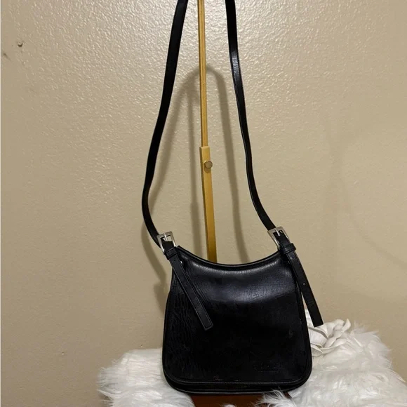Vintage coach Elegant Black Leather Shoulder Bag - Picture 4 of 14